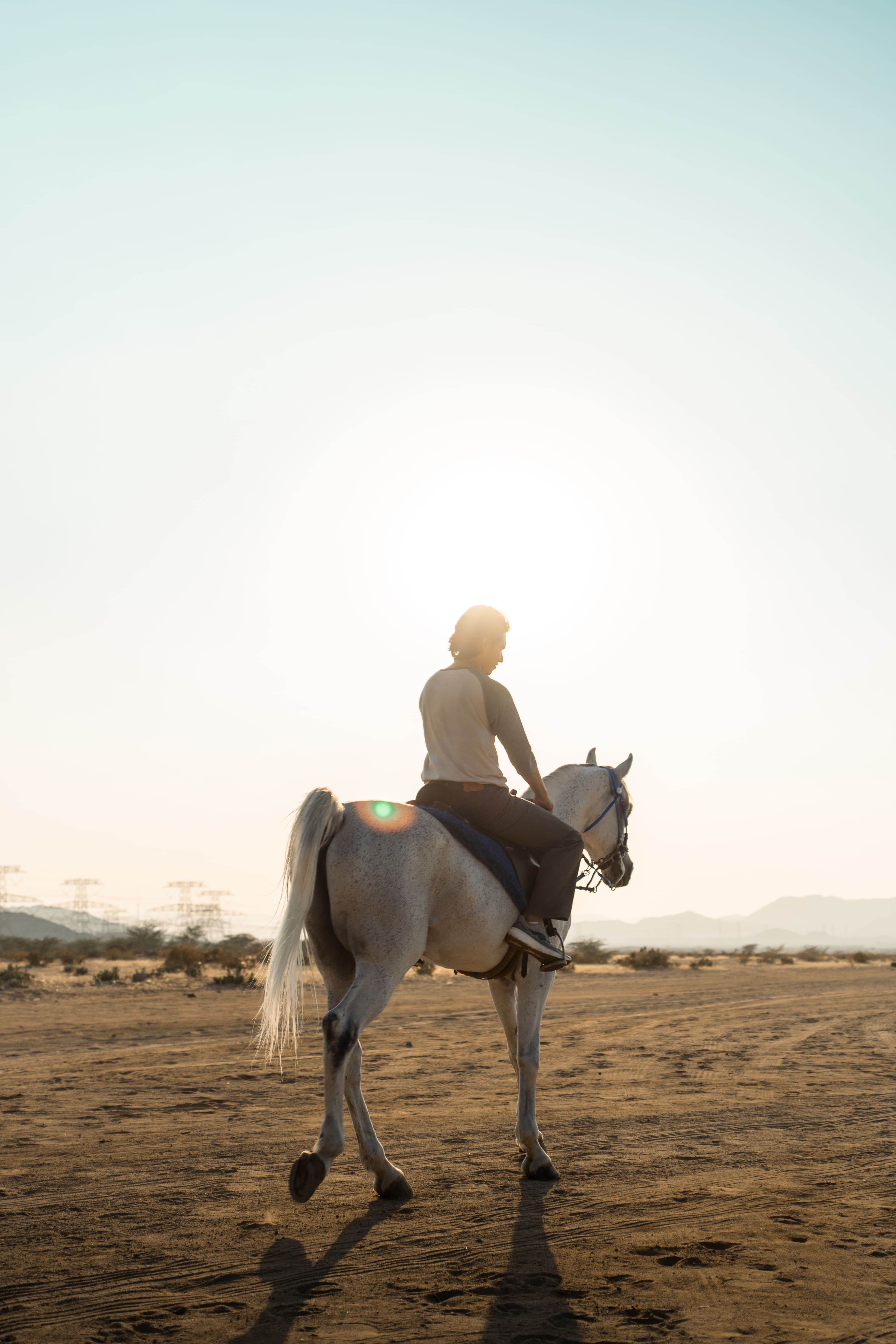 Gurun Makkah saat Fajar — Panoramik